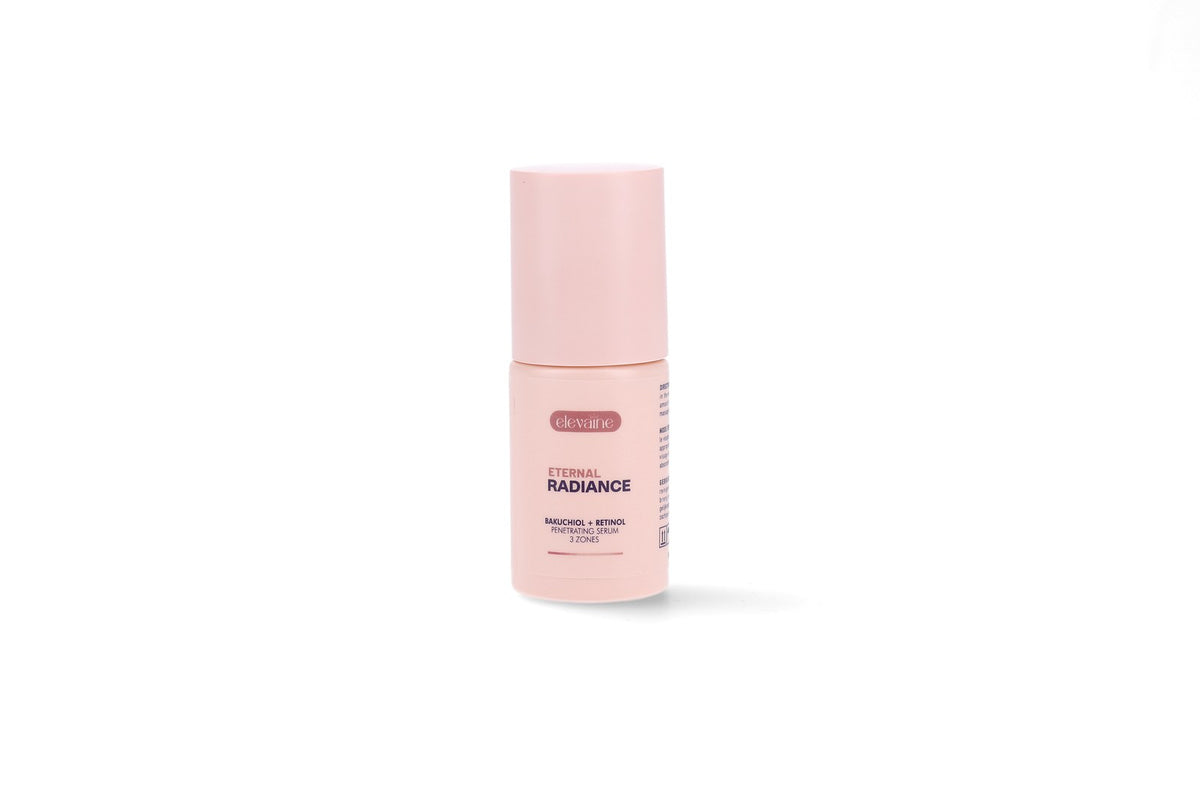 Sérum Eternal Radiance d Elevaine, formulé au bakuchiol pour agir sur la progérine